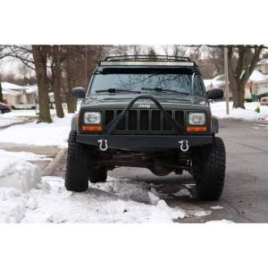 Affordable Offroad - Affordable Offroad EXJstinger-B EXJ with Stinger Elite Stinger Front Bumper for Jeep Cherokee XJ - Image 5