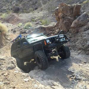Affordable Offroad - Affordable Offroad EXJwstingerfull-B EXJ with Stinger Full Elite Stinger Winch Front Bumper for Jeep Cherokee XJ - Image 3