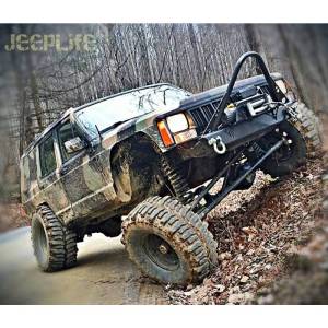 Affordable Offroad - Affordable Offroad EXJwstinger-B EXJ with Stinger Shorty Winch Front Bumper for Jeep Cherokee XJ - Image 5