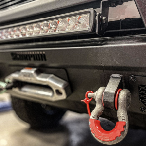 Scorpion Extreme Products - Scorpion P000014 Tactical Center Mount Winch Front Bumper with LED Light Bar Dodge RAM 1500 2019-2022 - Image 5