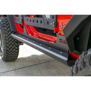 DV8 Offroad - DV8 Offroad SRSOTB-13 4 Door Rock Sliders with Rock Skins for Jeep Wrangler JK 2007-2018 - Image 2