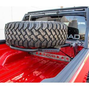 DV8 Offroad - DV8 Offroad TCGL-01 Adjustable Spare Tire Carrier for Jeep Gladiator JT 2020-2024 - Image 8
