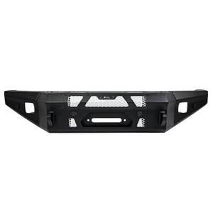 All Bumpers - DV8 Offroad - DV8 Offroad FBBR-01 MTO Series Winch Front Bumper for Ford Bronco 2021-2022 - Texture Black