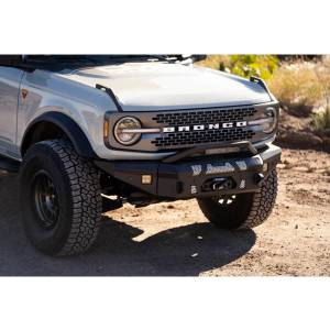 DV8 Offroad - DV8 Offroad FBBR-01 MTO Series Winch Front Bumper for Ford Bronco 2021-2024 - Texture Black - Image 10