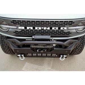 DV8 Offroad - DV8 Offroad FBBR-02 FS-15 Series Winch Front Bumper for Ford Bronco 2021-2024 - Texture Black - Image 7