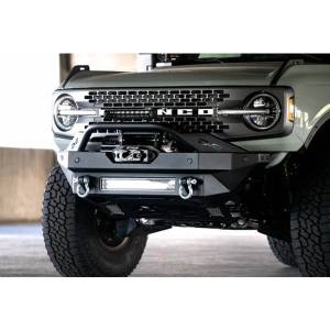 DV8 Offroad - DV8 Offroad FBBR-02 FS-15 Series Winch Front Bumper for Ford Bronco 2021-2022 - Texture Black - Image 10