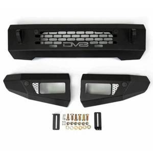 DV8 Offroad - DV8 Offroad FBBR-03 OE Plus Front Bumper for Ford Bronco 2021-2024 - Texture Black - Image 5