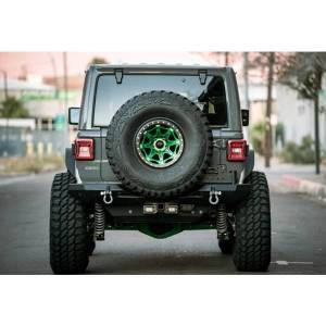 DV8 Offroad - DV8 Offroad AHJP-01 Hitch with Cube Light for Jeep 2007-2022 - Black - Image 9