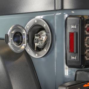 DV8 Offroad - DV8 Offroad D-JP-190004-BLK Assembly Fuel Door for Jeep Wrangler JK 2007-2018 - Black - Image 5