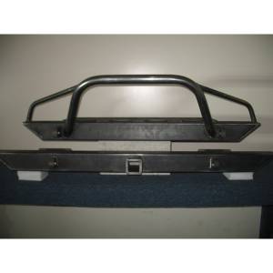 Affordable Offroad - Affordable Offroad AffjPset Front and Rear Bumper Set for Jeep Wrangler CJ - Image 1