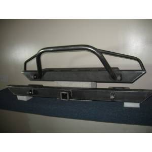 Affordable Offroad - Affordable Offroad AffjPset Front and Rear Bumper Set for Jeep Wrangler CJ - Image 2
