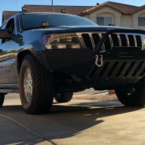 Exterior Accessories - Bumper Accessories - Affordable Offroad - Affordable Offroad WJRepWings Replacement Wings for WJ Modular Front Bumper for Jeep Grand Cherokee WJ 1999-2004