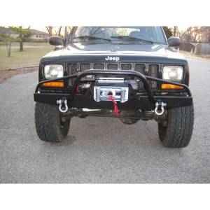 Affordable Offroad - Affordable Offroad Exjwinchset Elite PreRunner Winch Front and Rear Bumper Set for Jeep Cherokee XJ 1984-2001 - Bare - Image 3