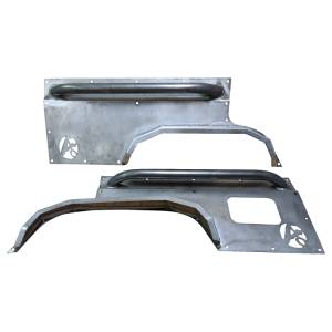 Affordable Offroad - Affordable Offroad xjflares2 Armor Front and Rear Fender Flares for Jeep Cherokee XJ 1984-2001 - Bare - Image 3