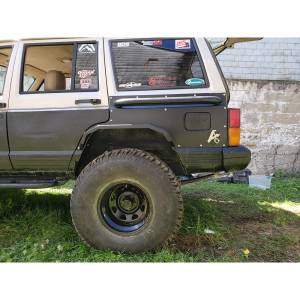 Affordable Offroad - Affordable Offroad xjflares4 Armor Front and Rear Fender Flares for Jeep Cherokee XJ 1984-2001 - Bare - Image 5