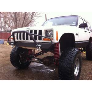 Affordable Offroad - Affordable Offroad AffXJset Elite Front and Rear Bumper Set for Jeep Cherokee XJ 1984-2001 - Bare - Image 5