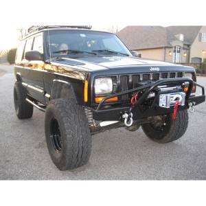 Affordable Offroad - Affordable Offroad EXJWpre Elite PreRunner Winch Front Bumper for Jeep 1984-2001 - Bare - Image 6