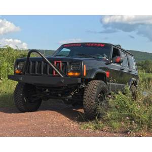 Affordable Offroad - Affordable Offroad EXJstinger Elite Stinger Front Bumper for Jeep 1984-2001 - Bare - Image 6