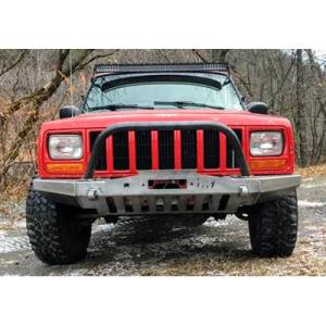 Affordable Offroad - Affordable Offroad RHXJmod Elite Winch Modular Front Bumper for Jeep 1984-2001 - Bare - Image 3