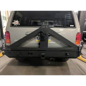 Affordable Offroad - Affordable Offroad RHXJrear Rear Bumper with Tie in Brackets for Jeep Cherokee XJ 1984-2001 - Bare - Image 3