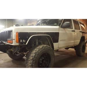 Affordable Offroad - Affordable Offroad Rhfrontarmor Body Armor for Jeep Cherokee XJ 1984-2001 - Bare - Image 2