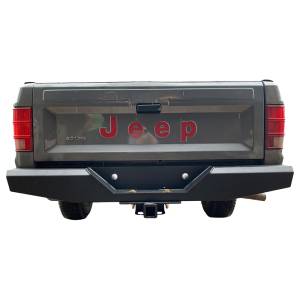 Affordable Offroad MJRear Rear Bumper for Jeep Comanche MJ 1986-1992 - Black