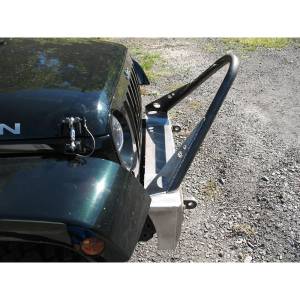 Affordable Offroad - Affordable Offroad AJKstingfog Non Winch Front Bumper with Stinger for Jeep Wrangler JK 2007-2018 - Bare - Image 4