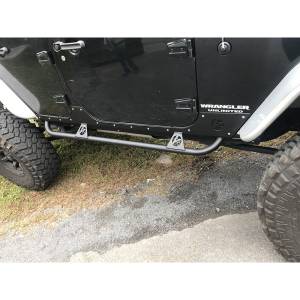 Affordable Offroad - Affordable Offroad jksliders Lower Body Armor for Jeep Wrangler JK 2007-2018 - Black - Image 5