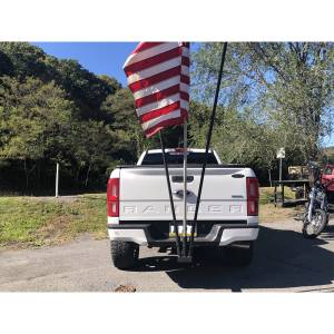 Affordable Offroad - Affordable Offroad flagpoles Flagpole Holders - Black - Image 4