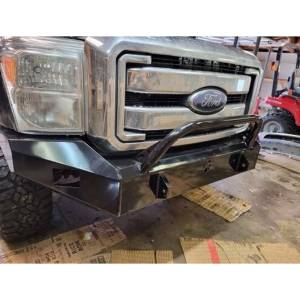 Affordable Offroad - Affordable Offroad 11-16fordfrontPLAIN Modular Non Winch Front Bumper for Ford F-250 - Image 3