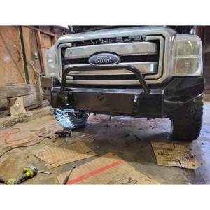 Affordable Offroad - Affordable Offroad 11-16fordfrontPLAIN Modular Non Winch Front Bumper for Ford F-250 - Image 5