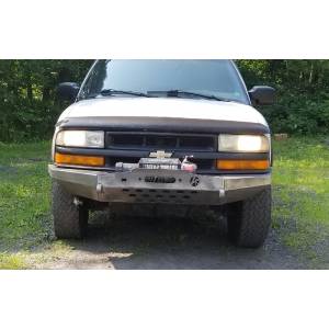 Affordable Offroad s10blazermod Modular Winch Front Bumper for Chevy S-10