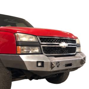 All Bumpers - Affordable Offroad - Affordable Offroad chevy1500front Modular Winch Front Bumper with Bull Bar for Chevy Silverado 1500 2003-2007
