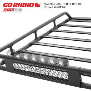 Go Rhino - Go Rhino 5936055T SRM600 55" Tubular Basket-Style Roof Racks - Textured Black - Image 5