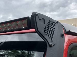 Go Rhino 730500T Windshield Light Mount for Jeep Wrangler JL 2018-2024
