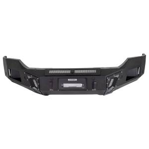 Bumpers by Style - Base Bumpers - Go Rhino - Go Rhino 24131T BR6 Winch Ready Front Bumper for Dodge Ram 1500 2013-2022