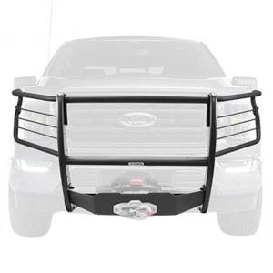 Go Rhino - Go Rhino 3296MT 3100 Series StepGuard Grille Guard with Brush Guards for Ford F-150 2018-2020 - Textured Black - Image 4