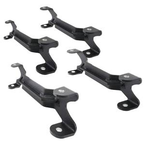 Exterior Accessories - Roof Racks - Go Rhino - Go Rhino 5950010T XRS to SRM Connector Mounting Bracket Kit - Textured Black