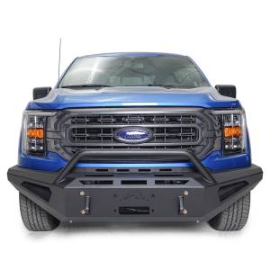 Fab Fours - Fab Fours FF21-RS5162-1 Red Steel Front Bumper with Pre-Runner Guard for Ford F-150 2021-2022 - Image 2