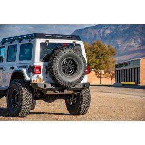 Expedition One - Expedition One JL-STLB-PC Spare Tire Lift Bracket for Jeep Wrangler JL 2018-2024 - Textured Black Powder Coat - Image 3
