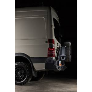 Expedition One - Expedition One SPR-14-18-RB-DSTC-BARE Rear Bumper with Dual Swing Out Tire Carrier for Mercedes-Benz Sprinter 2014-2018 - Bare Steel - Image 2