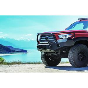 Expedition One TACO16+-FB-PC RangeMax Front Bumper for Toyota Tacoma 2016-2023 - Textured Black Powder Coat