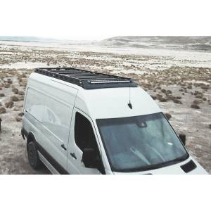 Expedition One - Expedition One MULE-UR-SPR-144-PC Ultra Roof Rack for Mercedes-Benz Sprinter 2014-2022 - Textured Black Powder Coat