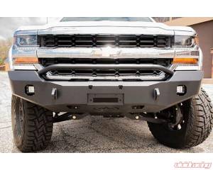 Expedition One - Expedition One CHV1500-16+FB-BARE Front Bumper for Chevy Silverado 1500 2016-2022 - Bare Steel - Image 3