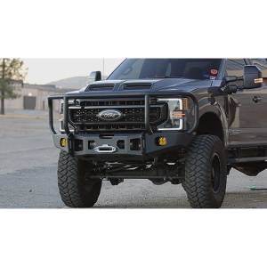 Expedition One - Expedition One FORDF250/350-17+-FB-BB+PC RangeMax Ultra HD Front Bumper with Full Bull Bar Hoop for Ford F-250/F-350 2017-2022 - Textured Black Powder Coat - Image 2
