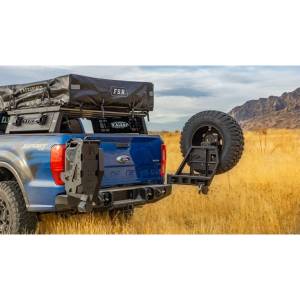 Expedition One - Expedition One FORDRNGR-2019+-RB-DSTC-BARE RangeMax Rear Bumper with Dual Swing Out Tire Carrier for Ford Ranger 2019-2022 - Bare Steel - Image 2