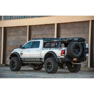 Expedition One - Expedition One RAM25/35-10-18-RB-DSTC-BARE RangeMax Rear Bumper with Dual Swing Out Tire Carrier System for Dodge Ram 2500/3500 2010-2018 - Bare Steel - Image 2