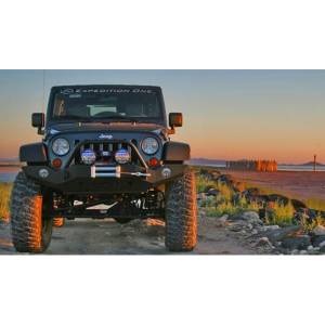 Expedition One - Expedition One JK-CTS-FB-BARE Classic Trail Series Front Bumper for Jeep Wrangler JK 2007-2018 - Bare Steel - Image 5