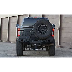 Expedition One - Expedition One FORDF250/350-17+-RB-PC Range Base Rear Bumper for Ford F-250/F-350 2017-2022 - Textured Black Powder Coat - Image 4
