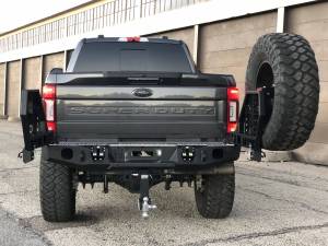 Expedition One - Expedition One FORDF250/350-17+RB-BARE Range Base Rear Bumper for Ford F-250/F-350 2017-2022 - Bare Steel - Image 5